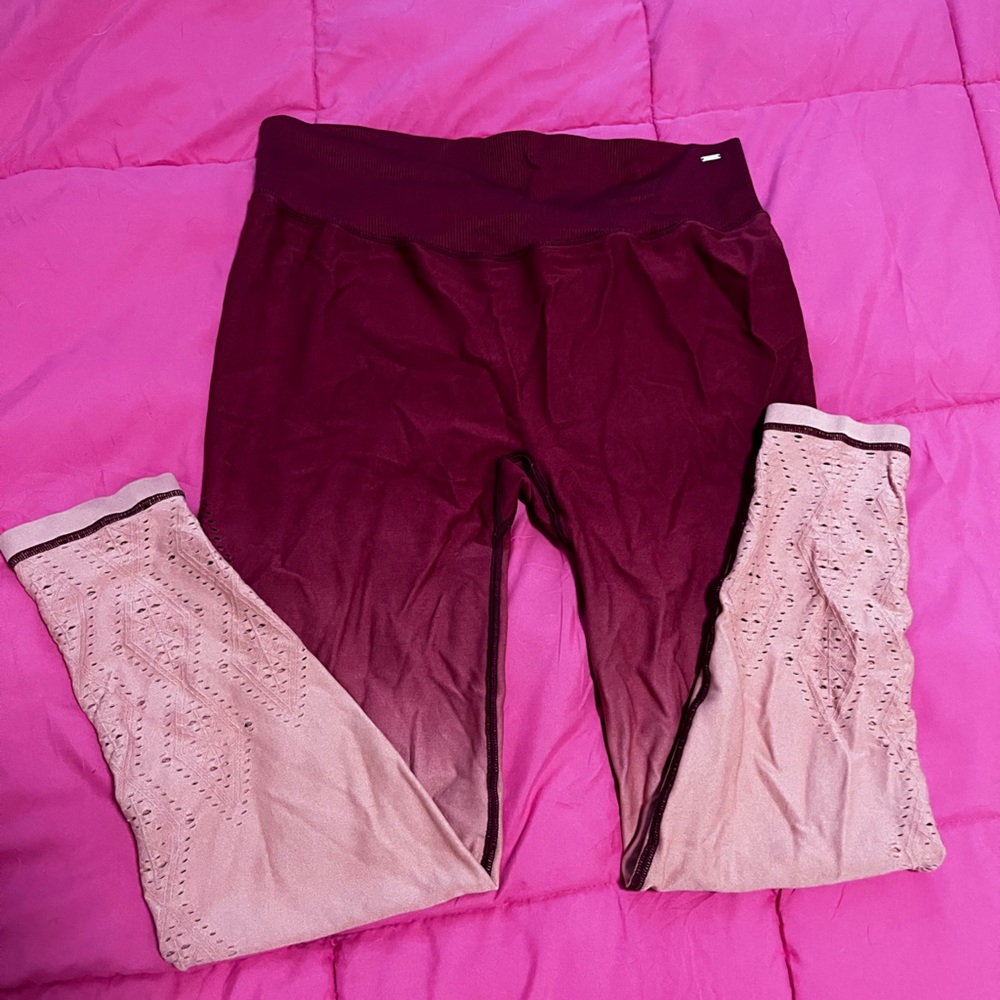 Pink Ombré leggings